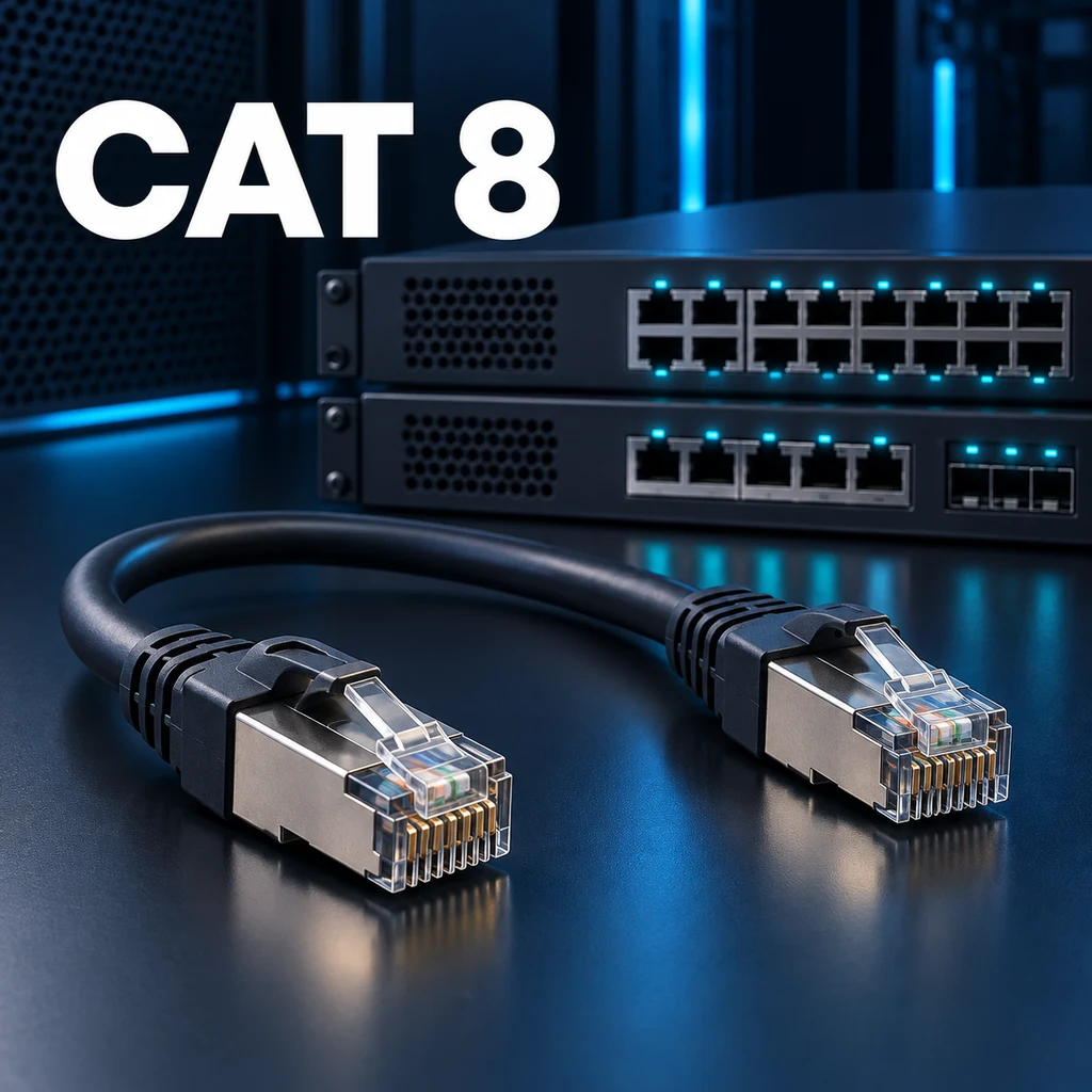 Cat8 Ethernet Cable: Speed, Distance and Interface Limits Image