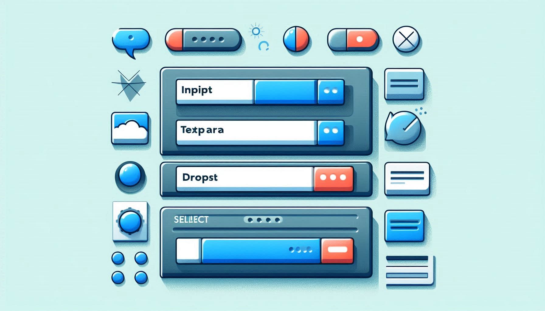 HTML Form Yapıları: input vs textarea vs select Görseli