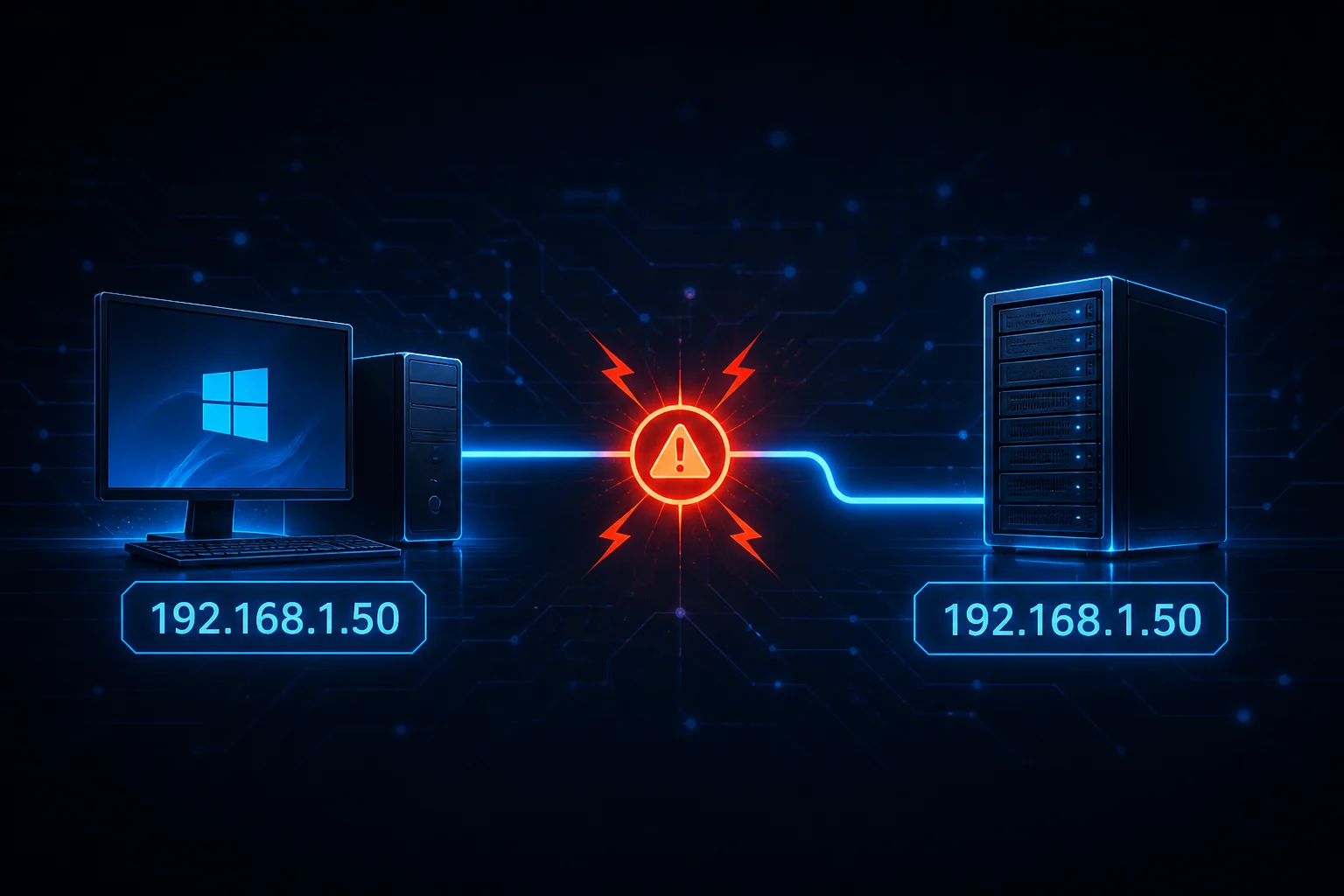 Linux ve Windows'ta IP Çakışması Nasıl Tespit Edilir? Görseli