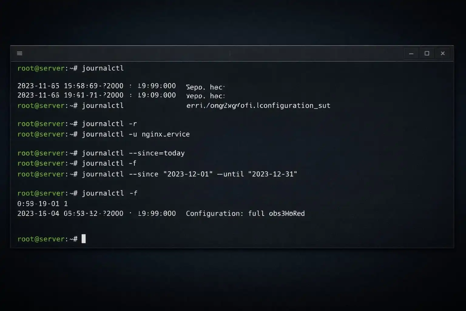 journalctl En Temel Komutlar Görseli