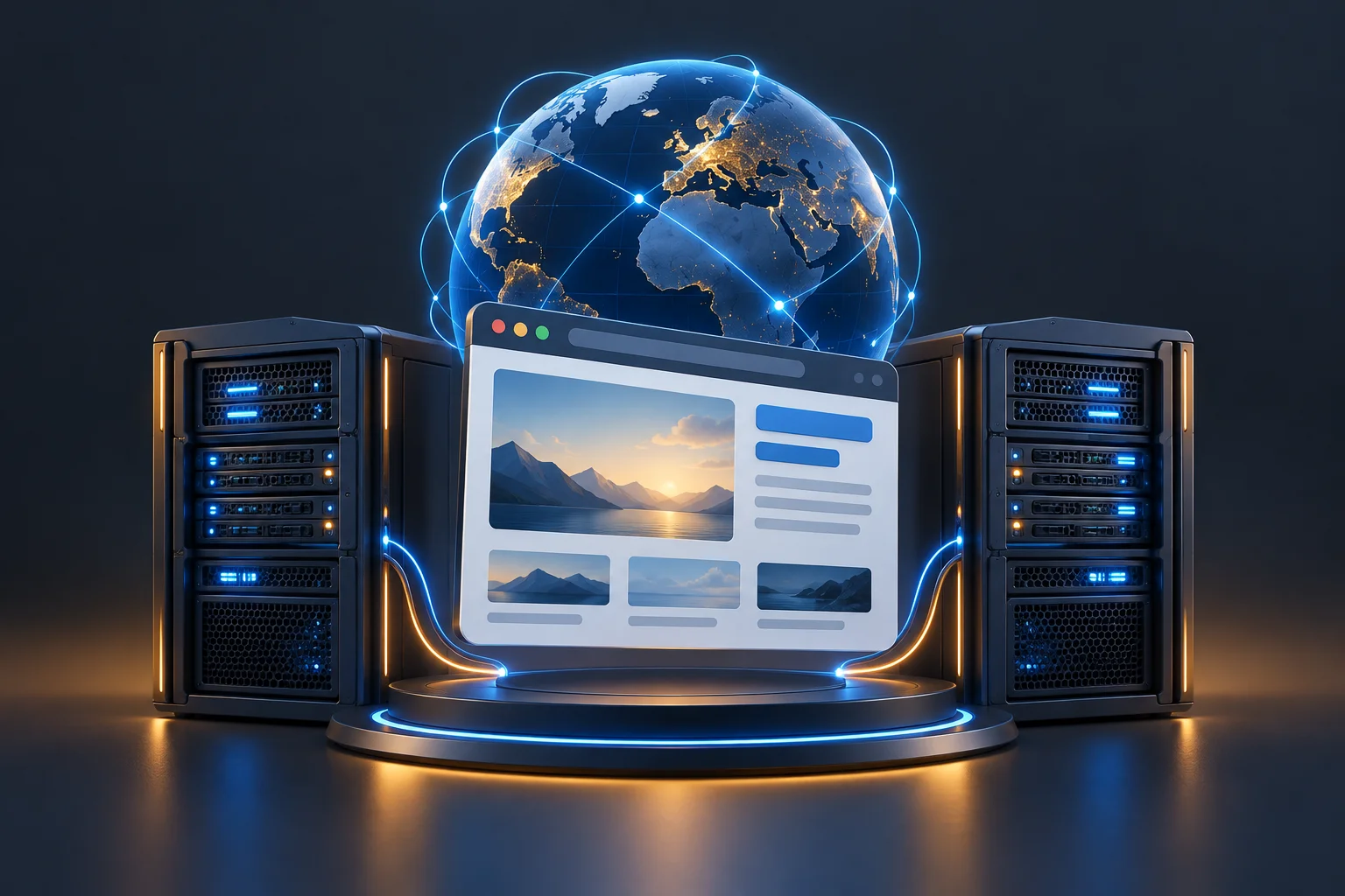 Netopsiyon Hosting: Web Siten İçin Alan Adı ve Barındırma Hizmetleri Görseli